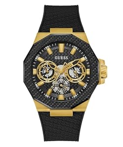 Guess GW0853G2 Black And Gold-Tone Multifunction Watch