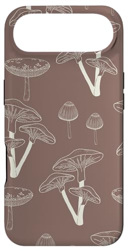 Aesthetic Cottagecore Vintage Mushroom Garden Brown �X�}�z�P�[�X iPhone Air �p