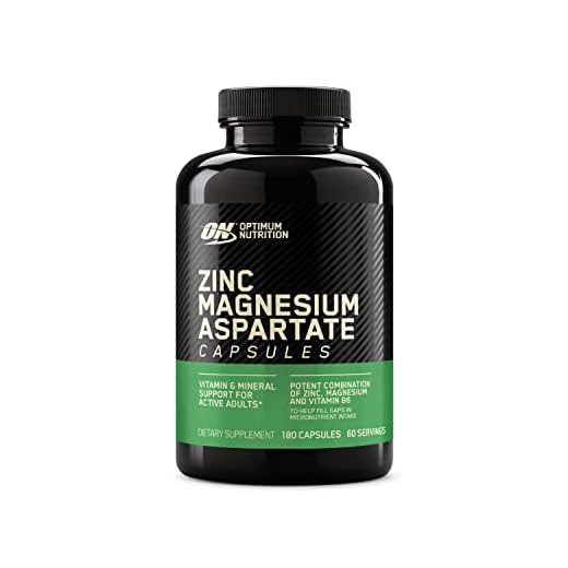 Optimum Nutrition Zinc and Magnesium Aspartate Recovery Supplement, 180 Ct