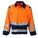 Produktbild Fristads Kansas 100980 Warnschutz Jacke Kwintet 4829 Orange/Marine, Größe:XXL