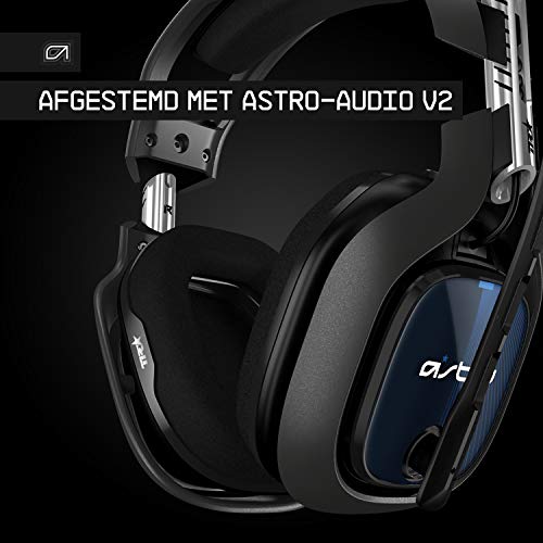 ASTRO Gaming A40 TR bedrade Gaming Headset, ASTRO Audio V2, Dolby ATMOS, 3,5 mm audio-aansluiting, verwisselbare microfoon, voor PS5, PS4, PC, Mac, Nintendo Switch, mobiele telefoon - Zwart/Blauw - Afbeelding 3