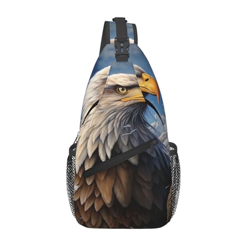Pequeña mochila bandolera para senderismo unisex miniatura 2