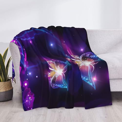 Couverture microfibre violette EdWal jeté de lit léger - 6