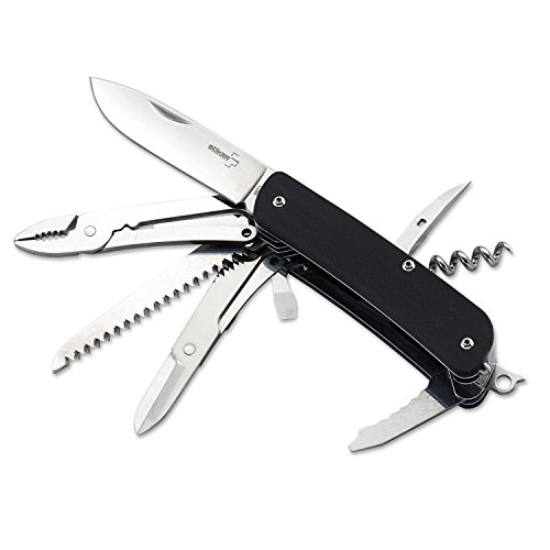 Boker Plus 01BO806 Tech-Tool City 4 Multi-Tool Knife with 2 4/5 in. Blade, Black