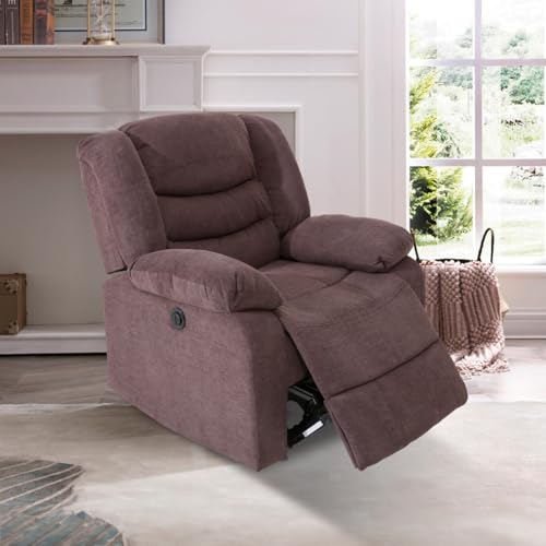 Comparativas de Venta de sillones los mejores 10. 19 Avanti Sillón Reclinable Cómodo Eléctrico Individual - Reposet Reclinable Confortable - Sofá para Sala De TV O Recámara - Milan Gris Godiva