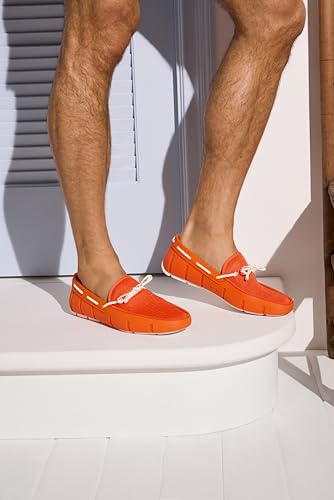 Image of SWIMS Braided Lace Loafer for Men, Breathable Slip On Water Friendly Driving Shoe, Lightweight Mesh Upper, Drainage Sole