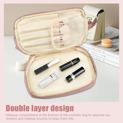 Adertos Trousse De Maquillage Trousse De Toilette Sac A Maquillage Portable Grande Capacite Sac De Maquillage De Voyage Sac A Cosmetiques Sac De Rangement Maquillage Voyage Etanche Pour Hommes Femmes