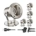 Produktbild ledscom.de Gartenstrahler KUK für außen, Edelstahl, je 5W =33W 300lm 30° weiß 5er Set