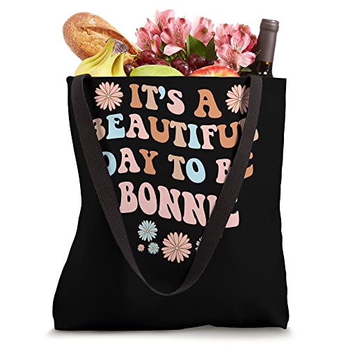 Bolso tote personalizado con nombre BONNIE: 'Beautiful Day' para cumpleaños miniatura 4