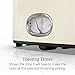 Russell Hobbs TR9150CRR Retro Style 2-Slice Toaster, Cream
