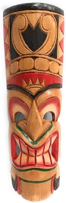 Love Tiki Mask 20" - Hand Carved & Painted | #dpt514350b