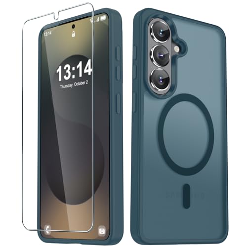 Image of YENAPOON for Samsung Galaxy S26+ Plus Case, Matte Magnetic Phone Cover, Lavender Gray
