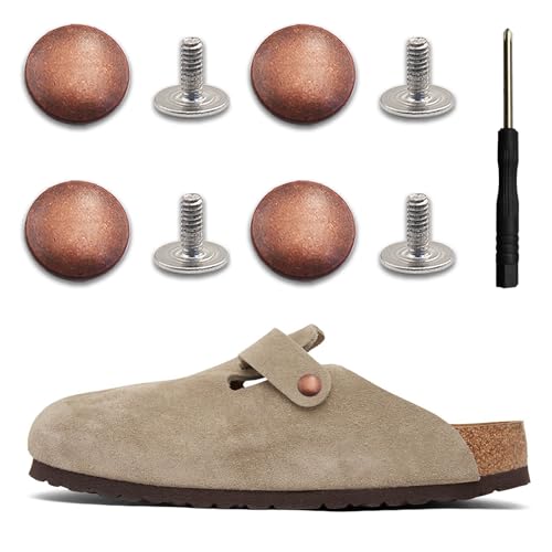 4 Packs Replace Rivets for Suede Cork Clog Potato Shoes