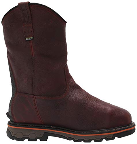 Timberland PRO Timberland PRO mens True Grit Pull On Composite Safety Toe Waterproof Internal Met Guard Brown Autumn Backtrack 9 medium US