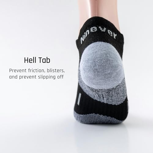 Breathable Comfort Performance Athletic Ankle Socks Thick Cushioned No Show Socks 10 Pairs4