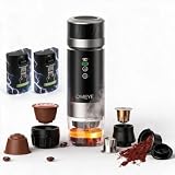Picture of 2 Batteries Portable Espresso Maker Self-Heating Electric Espresso Machine