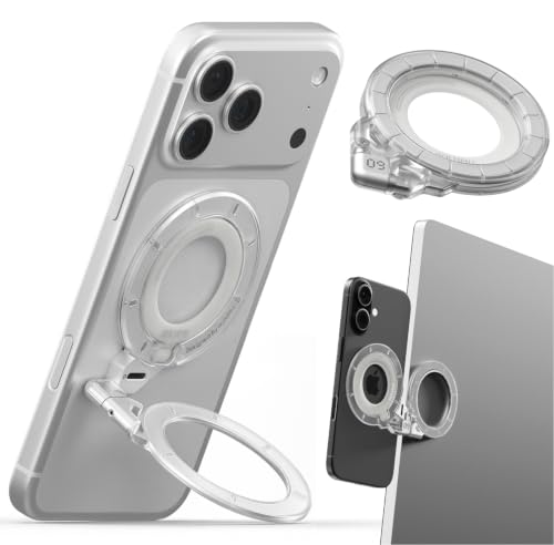 Aulumu G09 MagSafe �X�}�z�����O �y360°������]×���ʃ}�O�l�b�g�z �X�}�z�X�^���h ���͎��� �A���~���� �����^ iPhone 17/16/15/14/13/12�Ή� �}�O�Z�[�t �����O�z���_�[ �Ў葀�� �����h�~ ���X�^���h ���^