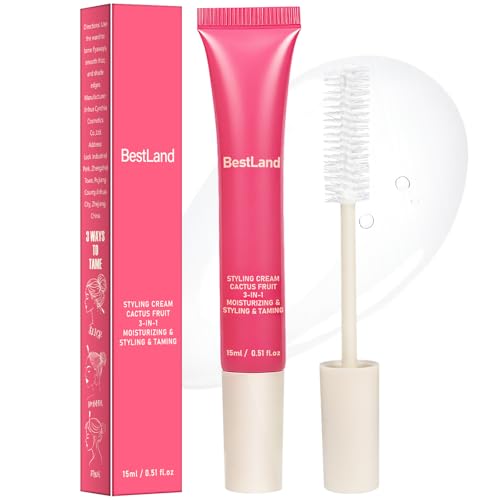 Image of Cactus Fruit 3-in-1 Hair Taming Wand for Flyaways & Frizz - Slick Back Hair Stick with Lightweight Styling Cream, Non-Greasy Hair Mascara for Baby Hair, Edge Control & Smooth Finish, Citrus Scent