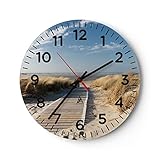 Une décoration murale unique, comme l’est l’horloge murale, appelée aussi Wall clock, est une solution à la mode et moderne pour tout amateur de design. Catégorie thématique de l'horloge murale: Paysages, Maritime, Nature, Voyage. L’horloge murale ARTTOR vous ravira par son design, sa durabilité et sa solidité. Pour garantir une haute qualité, les horloges murales sont recouverts d'un stratifié pour protéger l'impression.