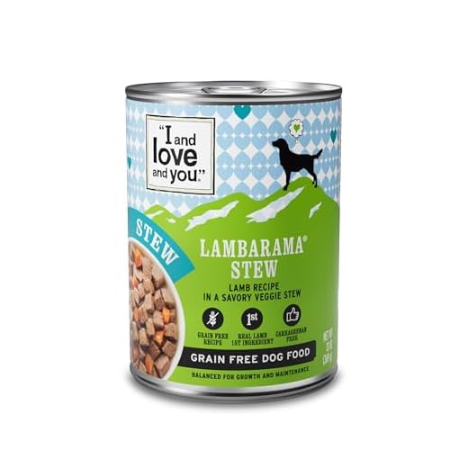 I AND LOVE AND YOU Wet Dog Food - Lambarama Stew - Lamb Recipe, Grain Free, Filler Free 13 Ounce (Pack of 1)