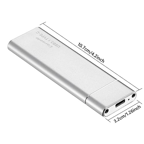 Image of External Solid State Drives - 1T Alloy External Portable SSD USB31 for Android Tablet Laptops Silver