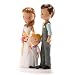 Figura boda PERSONALIZADA novios muñecos CON HIJO tarta figuras GRABADAS niño