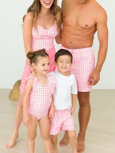 Image of RuffleButts Baby /Toddler Girls Ruffle Strap One Piece Swimsuit w /UPF 50+ Sun Protection
