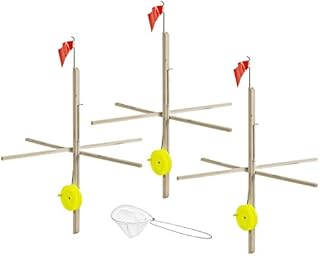 Multi 3 Pack Tip-Up with Tackle, One Size