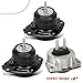 A-Premium 3PCS Engine Motor Mount and Transmission Mount Set Compatible with Jeep Grand Cherokee 2011-2021 & Dodge Durango 2013-2022, 3.6L 5.7L 6.4L, Replace# 68032662AD, 68032662AE