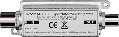Goobay 67512 LTE (4G) Sperrfilter für besseren DVB-T Empfang, Koax-Stecker-Buchse silber – Bild 3
