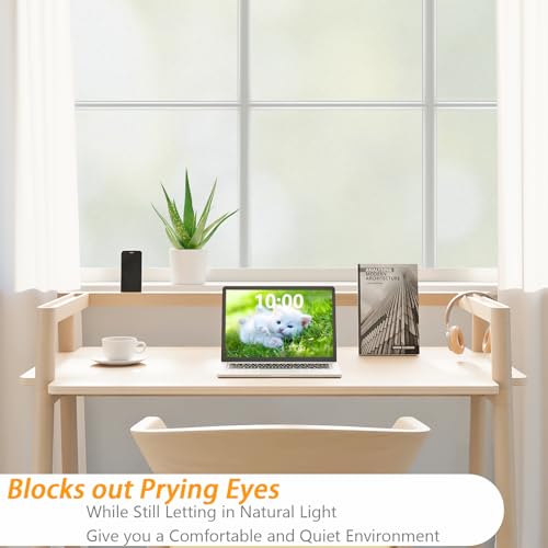 Película opaca para ventana con herramientas de instalación, 17.5 x 78.7 pulgadas miniatura 4