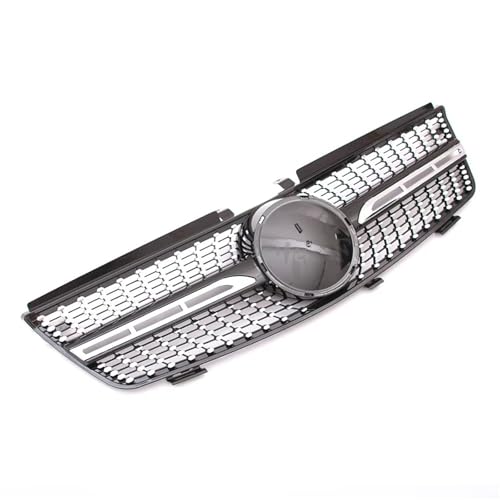 Calandre pour Benz ML W164 style diamants chrome black avec grille de course robuste - 5