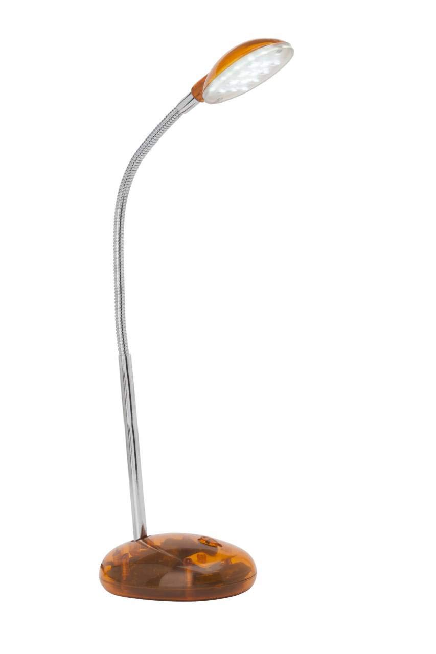 BRILLIANT lampe Timmi lampe de table LED transparent / orange 1x LED 2W intégrée, (100lm, 6000K
