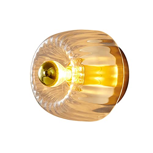 Lumière d'entrée en cuivre et art petit plafonnier pour couloir chic