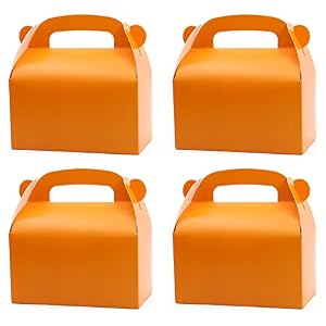 Oletx 30 Stück Orange Geschenkboxen O69PBX