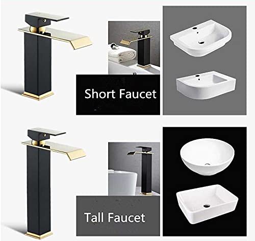 Robinet de lavabo eau chaude et froide pour vasque moderne - 4