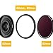 NiSi - Brass Pro 62mm to 82mm Step-Up Ring - Threaded Stepping Adapter Ring, 62mm Male Lens Attachment 82mm Female Filter and Accessory Thread - Matte Black Finish to Prevent Reflections, Brass Alloy