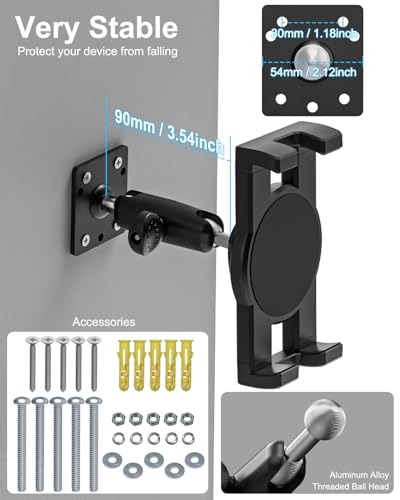 Soporte de tablet para camioneta y coche con base de taladro para iPad de 4.7-13'' 4
