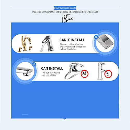 Wasser-Zahnseide für den Familiengebrauch, 5 Farbstrahlspitzen für Wasserhahn und Dusche, Munddusche, nicht elektrischer Sicherheitswasserdruck, Mundpflege, Zahnreinigung, energiesparend und – Bild 6