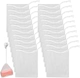 20 Stück weiße Peeling-Netz-Seifenbeutel, Netz-Seifenbeutel, Seife, handgefertigte...