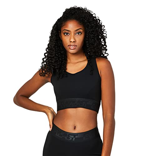 Everlast Womens Seamless Panelled Sports Bra Black 10 (S)