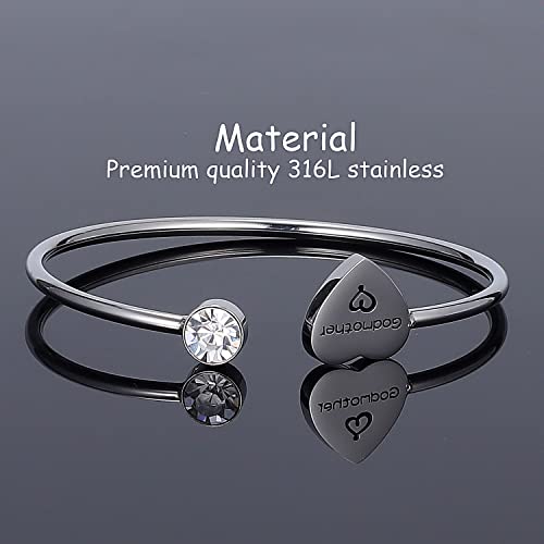 Kivosliviz Godmother Bracelet Gifts for Women Godmothers Gift Godmom Jewelry Godmother Bracelets3