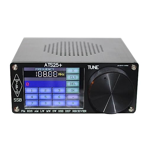 WnewTools ATS-25+ 2.4Inch Touch Screen Si4732 Chip All Band Radio Receiver DSP Receiver FM LW MW SW SSB