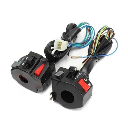 Interrupteur de démarrage électrique et câblage de guidon 7/8"