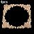 MUXSAM 4Pcs Wood Appliques & Onlays for Furniture, 3.15" x 3.15"(8x8cm), Handmade Carved Unpainted Corner Decoration for Home Wall Door Bed Cabinet Cupboard Funiture Door Cabinet Retro Rose Pattern
