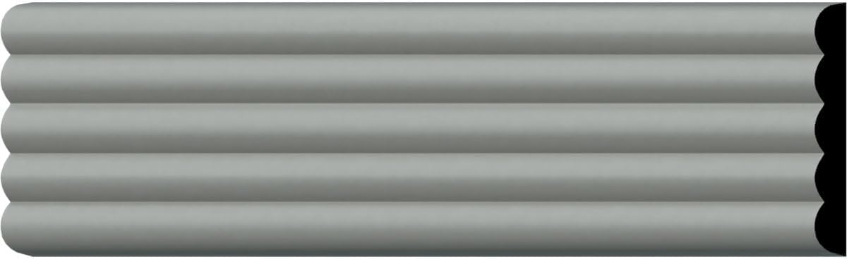 Ekena Millwork PML03X00FL Fluted Panel Panel Moulding Panel Moulding, 3"H x 3/8"P x 94 1/2"L, Primed