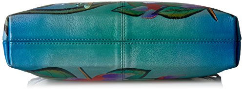 Image of Anna by Anuschka Women's Genuine Leather Medium Crossbody with External Zipper Pocket