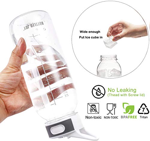 VENNERLI-Sports-Water-Bottle-with-Straw-1Litre-Leakproof-Durable-Tritan-BPA-Free-Gym-Flip-Sipper-Bottle-Dustproof-with-Marking-Dustproof-Leakproof
