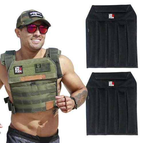 Unbrokenshop Sand Plates for Weight Vest (Pair)