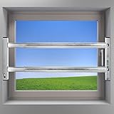 [page_title]-Fenstersicherung Sicherungsstange Türsicherung Einbruchschutz 2Fach 640-1000mm verzinkt